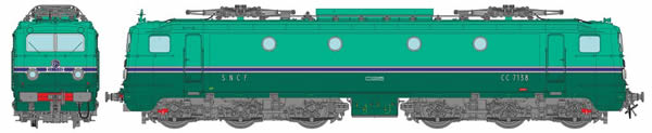 REE Modeles MB-106SAC - French Electric Locomotive CC 7138 of the SNCF Depot CHAMBERY (Sound)